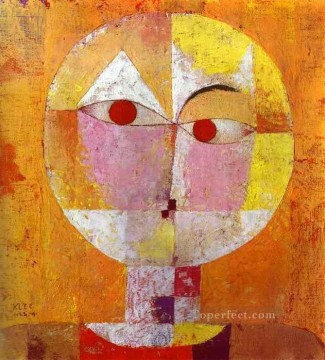  abstracta Pintura - Senecio 1922 Paul Klee cubismo cabeza abstracta
